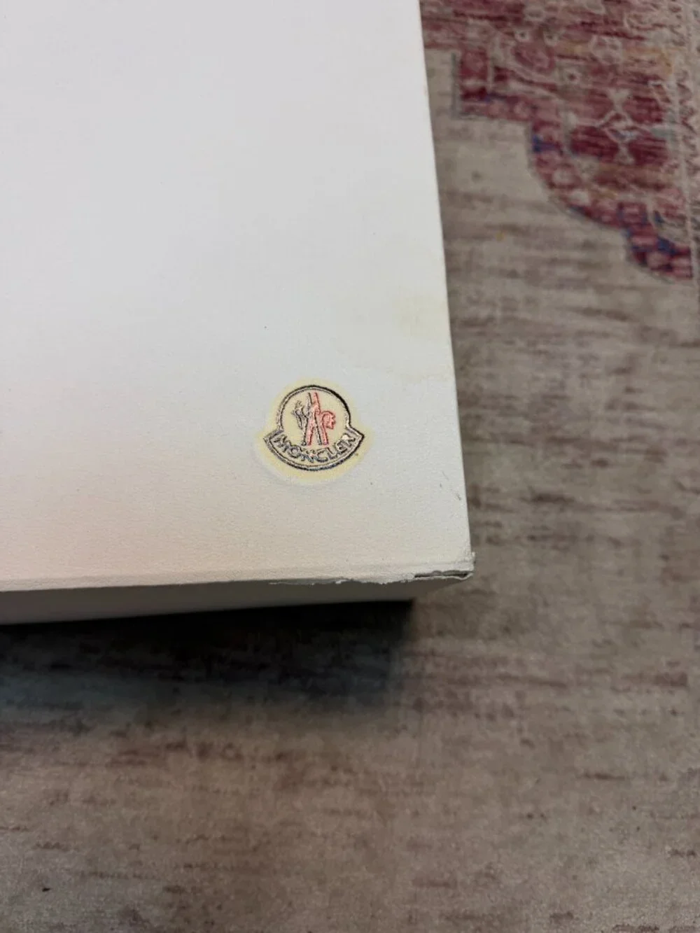 Moncler Large White Empty Gift Box In Good Shape